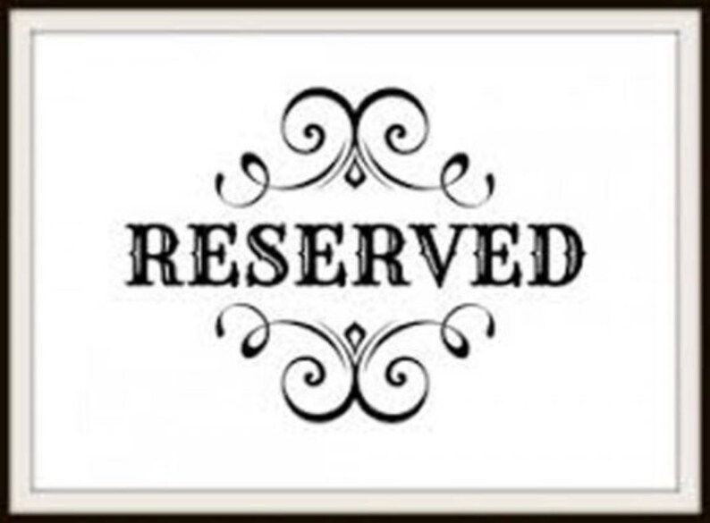 reserved for Tiffany (Express Shipping )