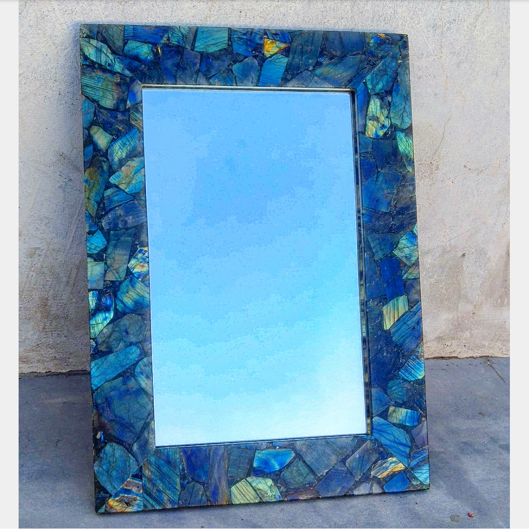 Labradorite Mirror 14x11"
